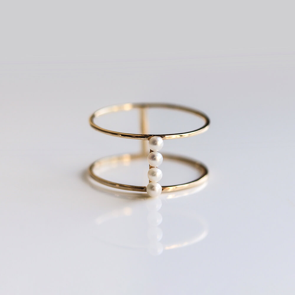 パール リング | K10YG