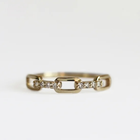 ダイヤモンド リアン リング  | K10YG〈LIEN〉