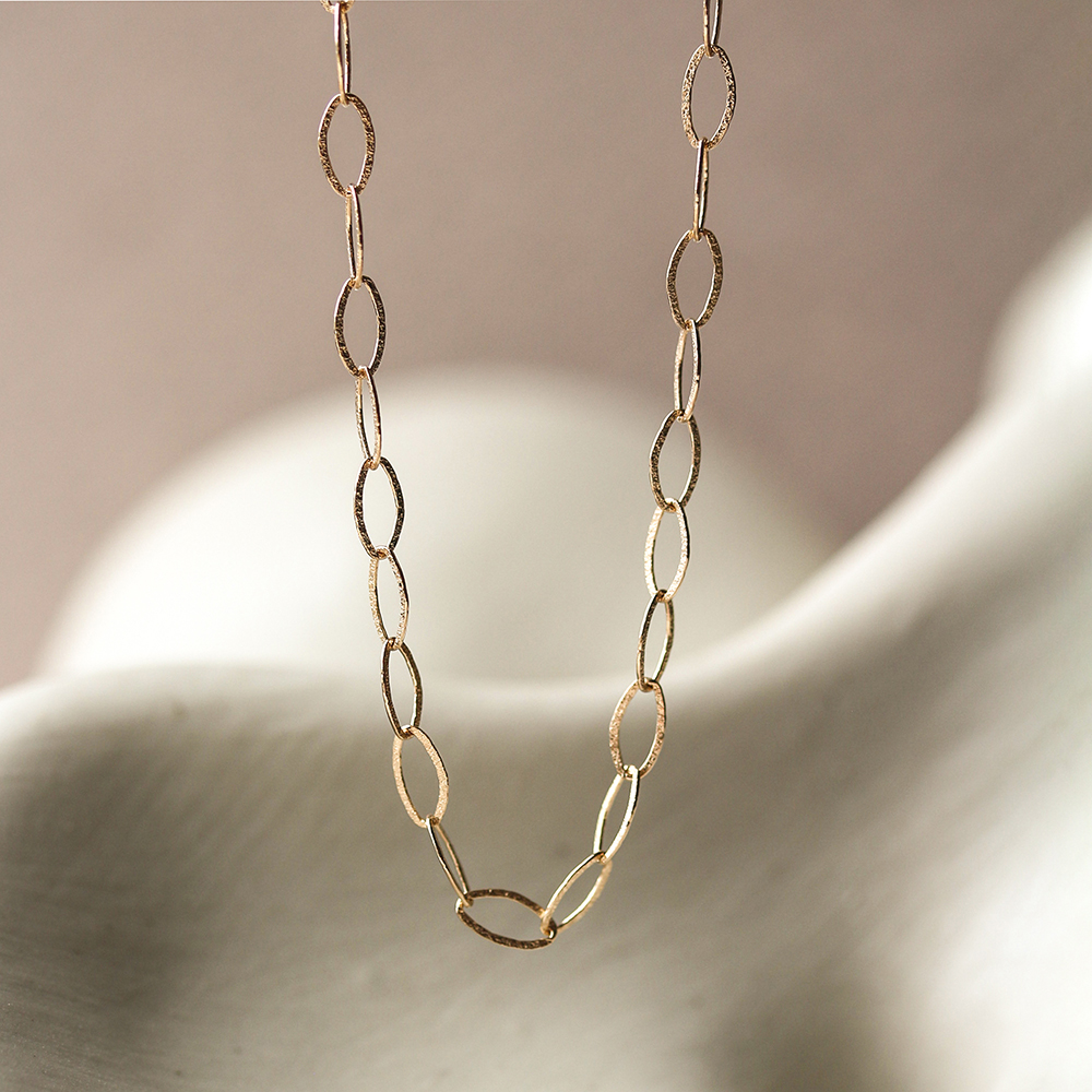 ゴールド チェーン チョーカー 35cm | K10YG