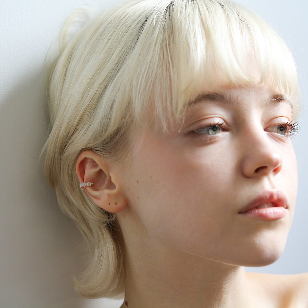 オパール イヤーカフ | K10YG 【片耳用】