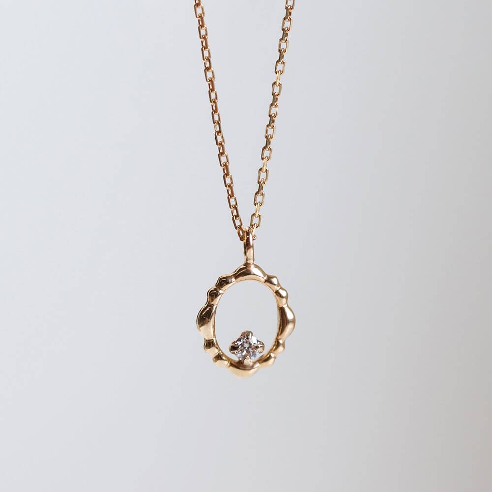 ダイヤモンド オーバル ネックレス | K10YG〈Web限定〉