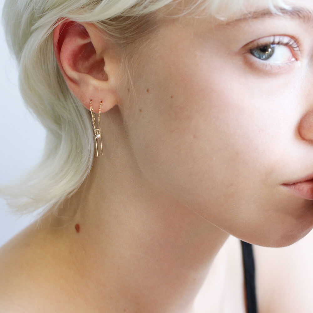 ダイヤモンド ピアス | K10YG 【片耳用】〈Web限定〉