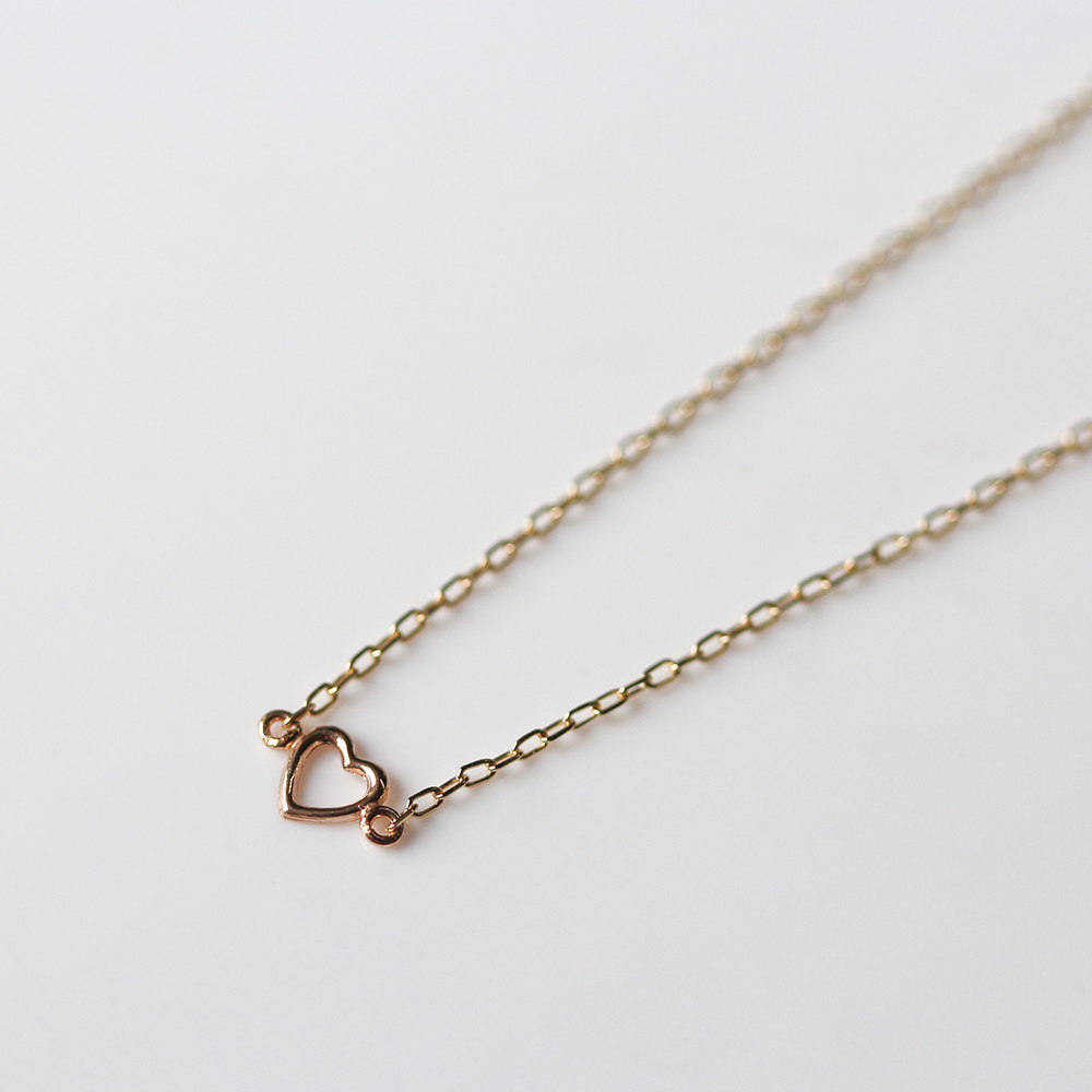 ゴールド ハート ブレスレット | K10YG