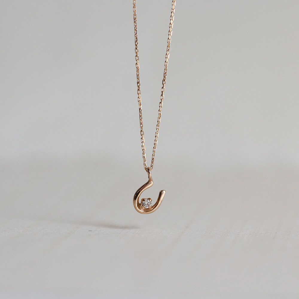 ダイヤモンド ホースシュー ネックレス | K10YG  〈Web/ルミネ有楽町店限定〉