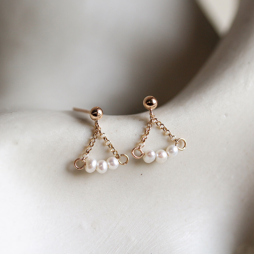 パール ピアス | K10YG 〈Web/ルミネ有楽町店限定〉