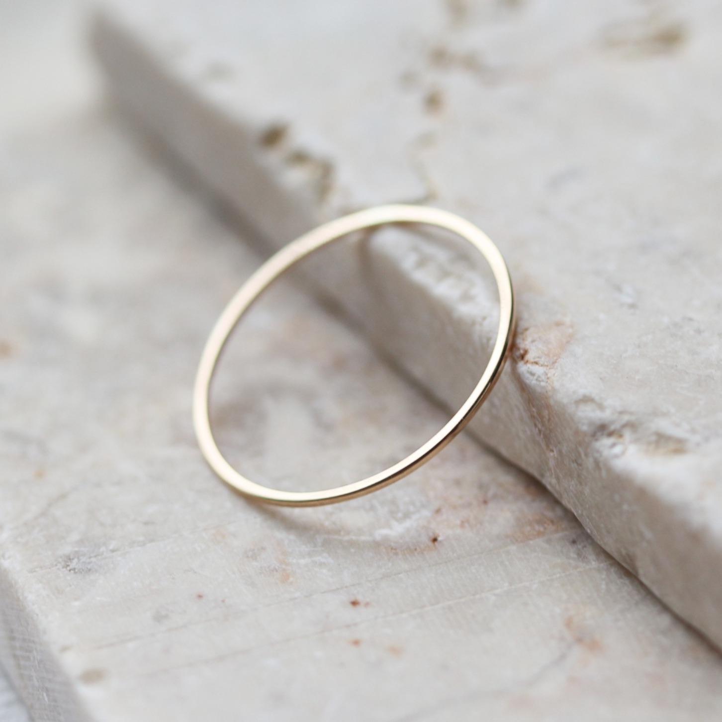 ゴールド スキニー リング | K10YG