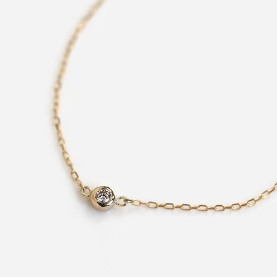 ダイヤモンド 0.05ct ブレスレット | K10YG