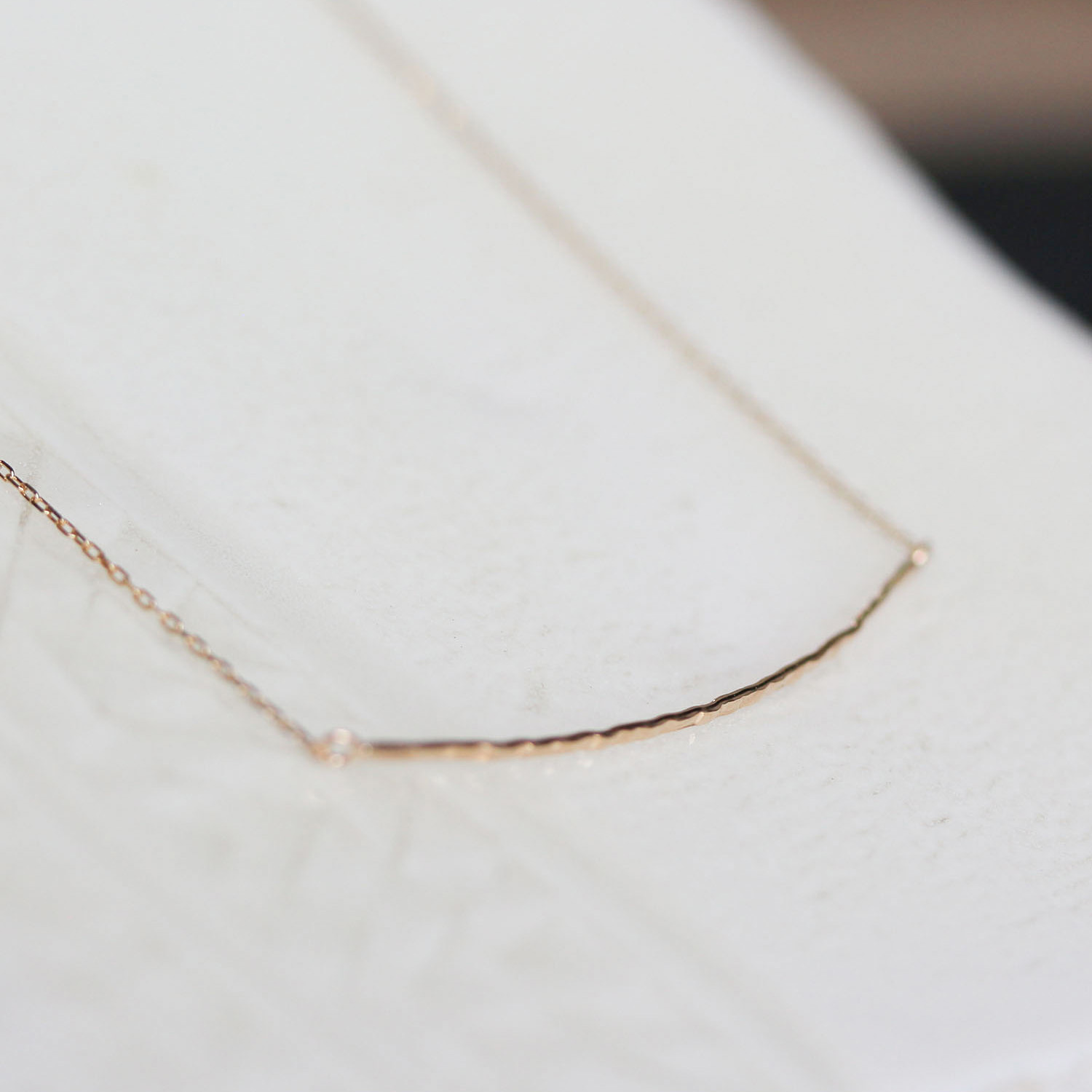 ゴールド ライン ネックレス | K10YG