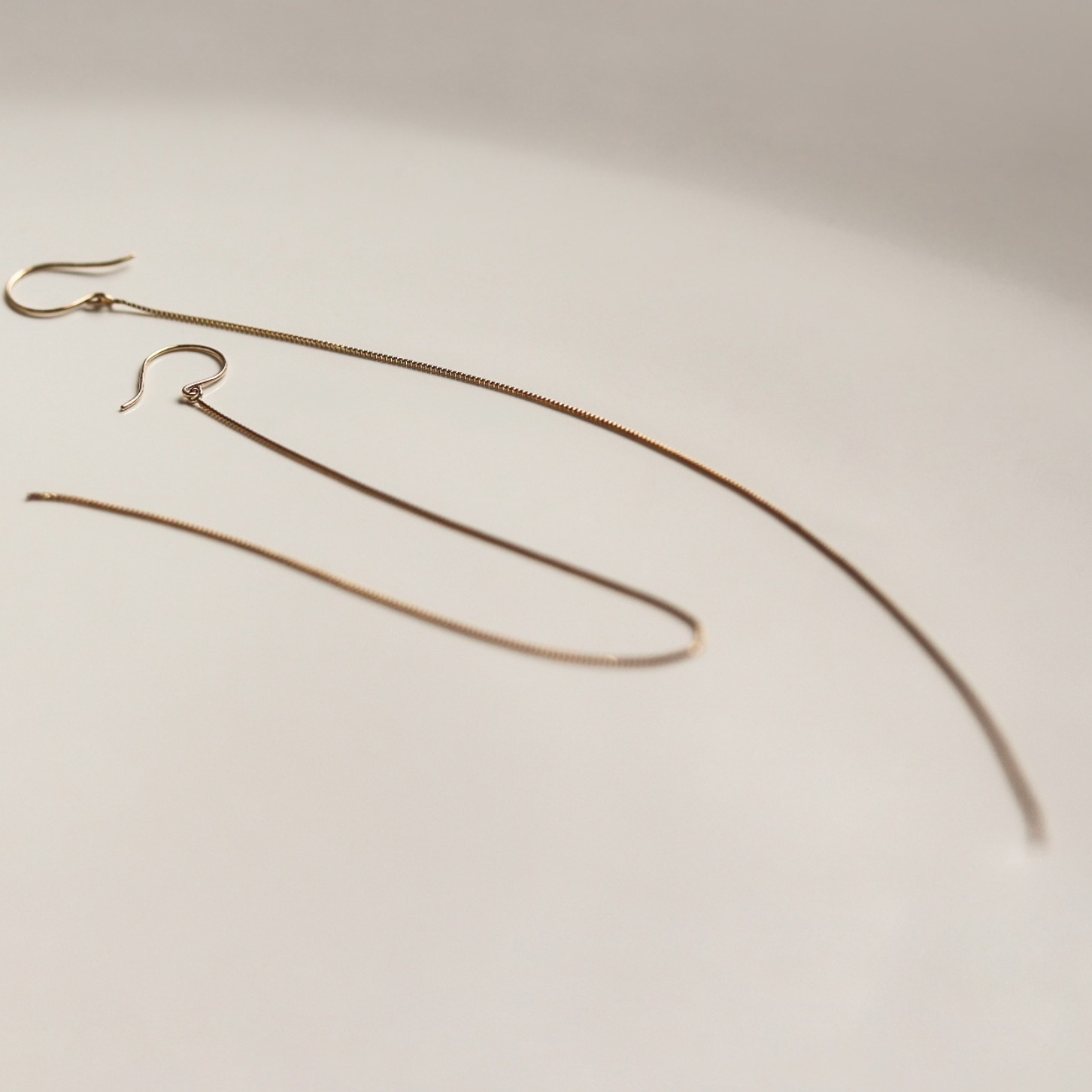 ゴールド ベネチアンチェーン フック ピアス | K10YG