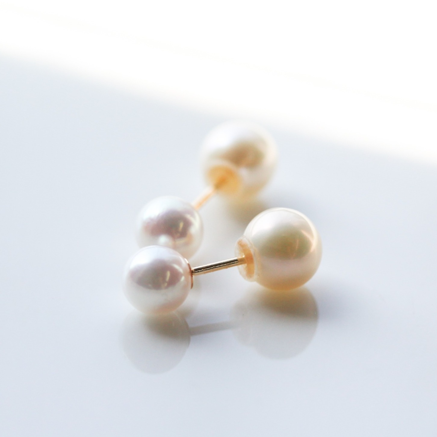 アコヤパール ピアス | K18 〈パールキャッチ〉
