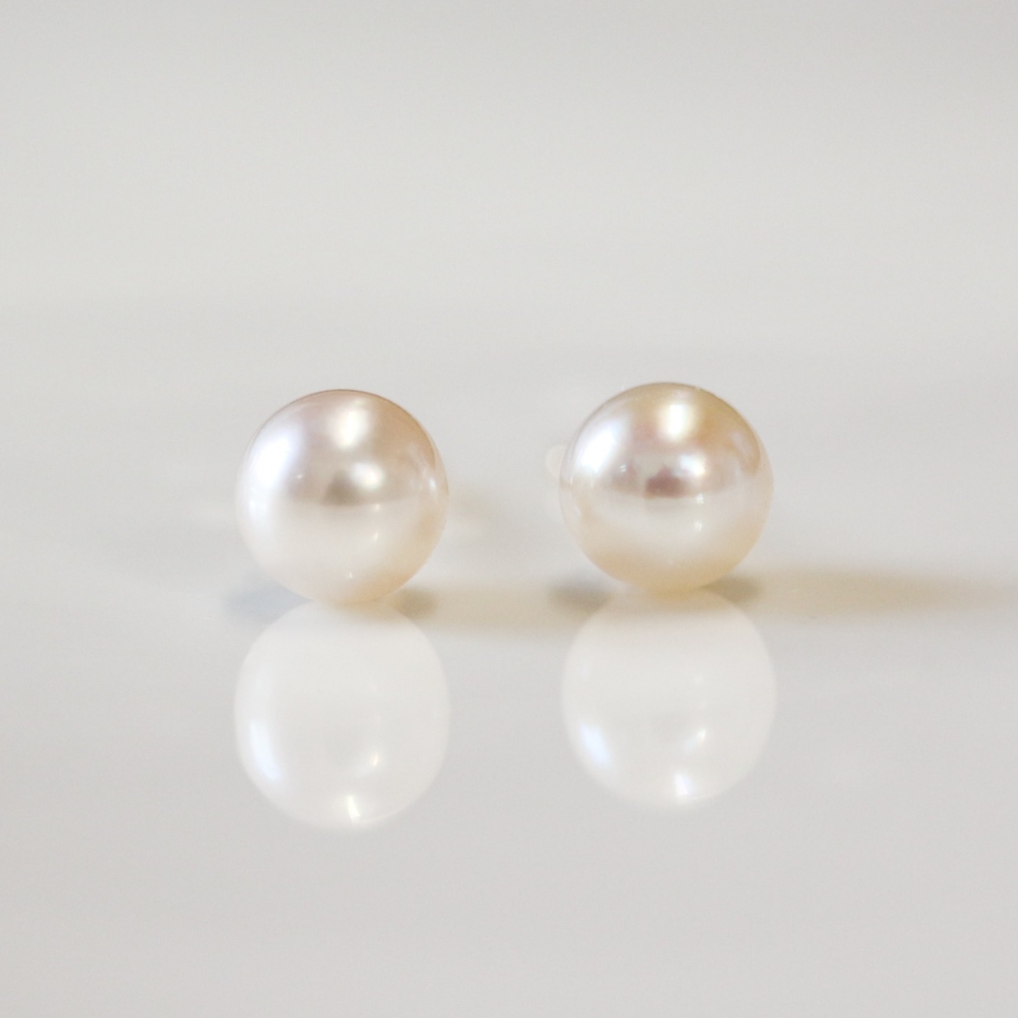 一粒 パール 5mm ピアス | K18