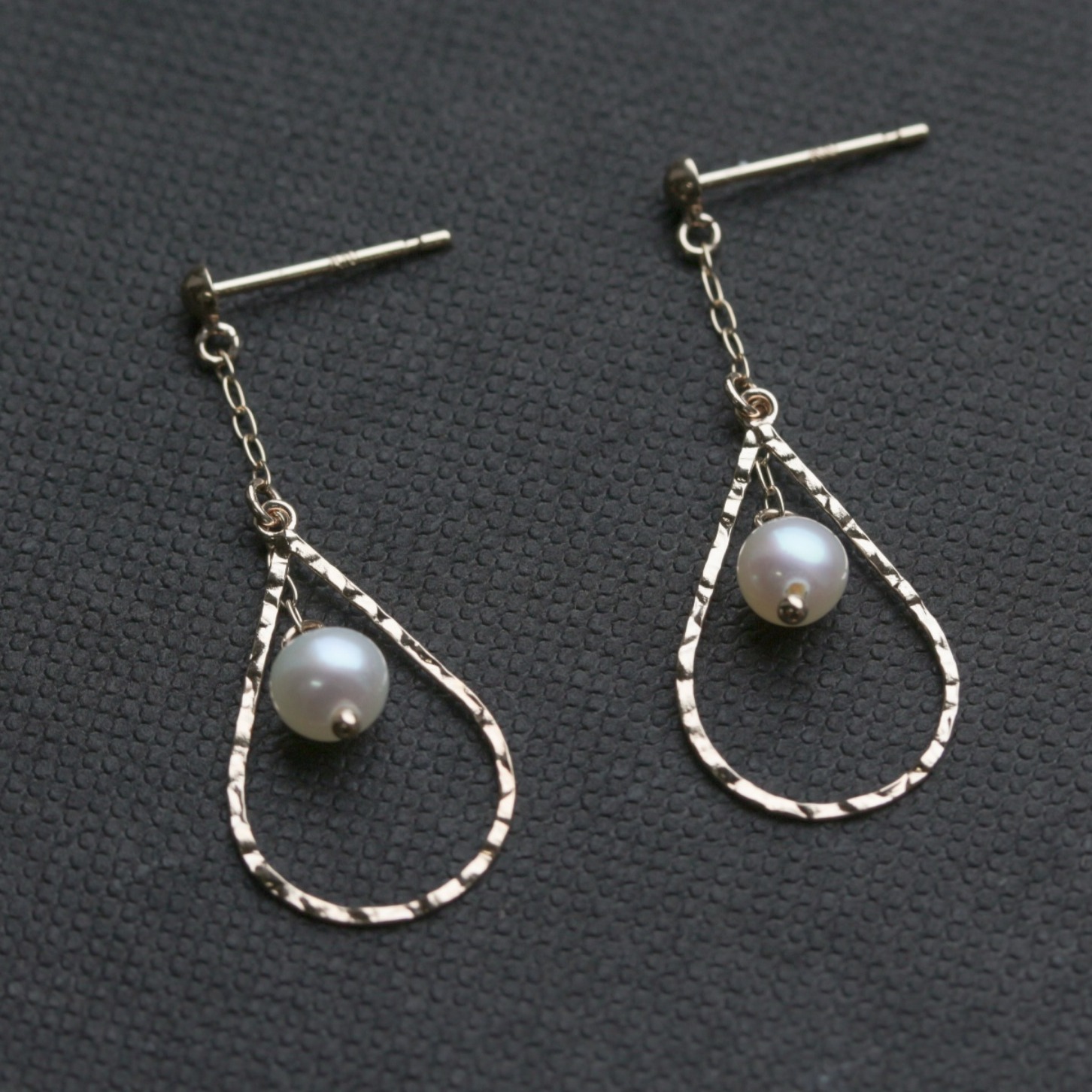 パール ゴールド ピアス | K10YG