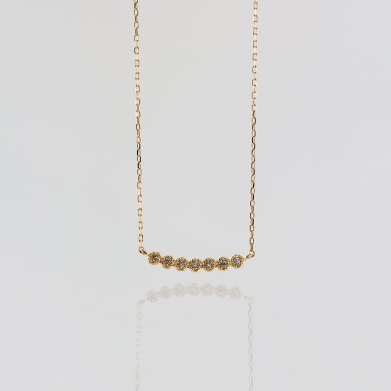 ダイヤモンド レース ネックレス | K18