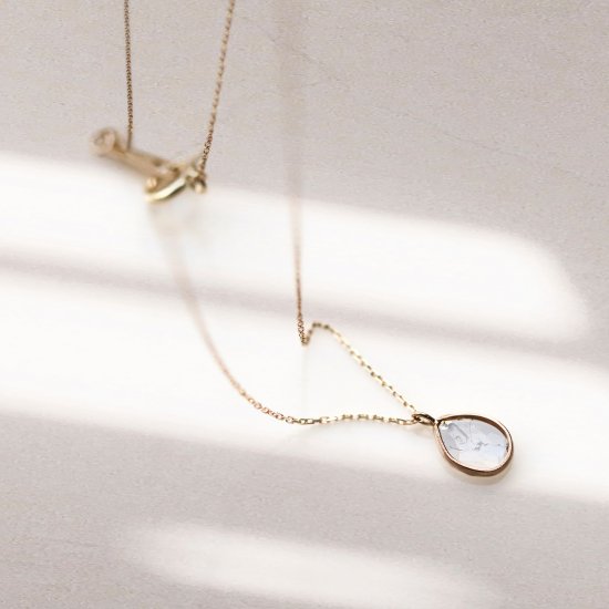 スライスダイヤモンド ネックレス | K14YG / K10YG