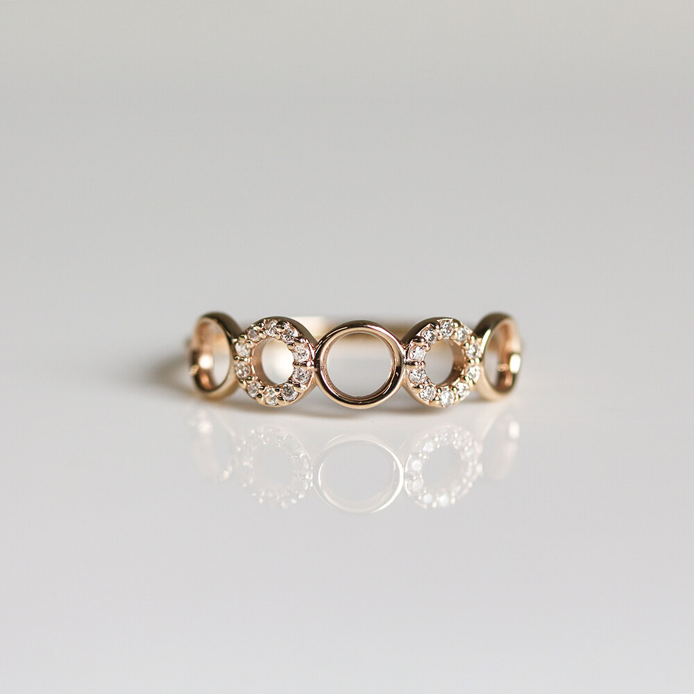 ダイヤモンド リング  | K10YG〈パピヨット〉