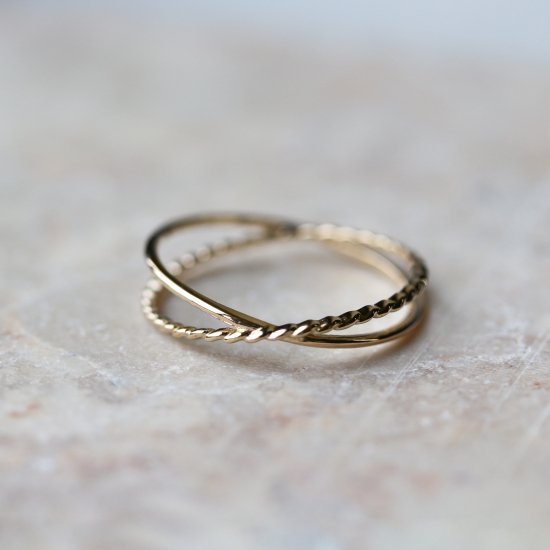 ゴールド クロス リング | K10YG