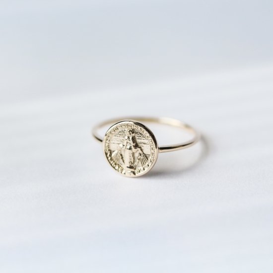 コイン リング  | K10YG