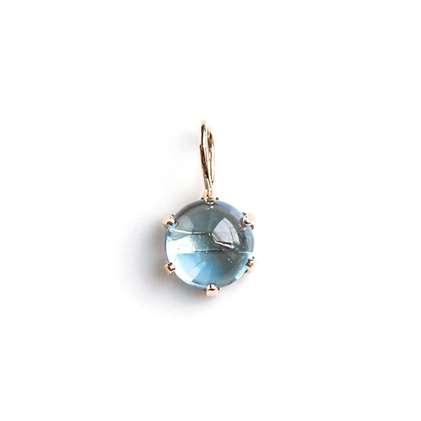 ブルートパーズ  チャーム | K10YG〈誕生石〉