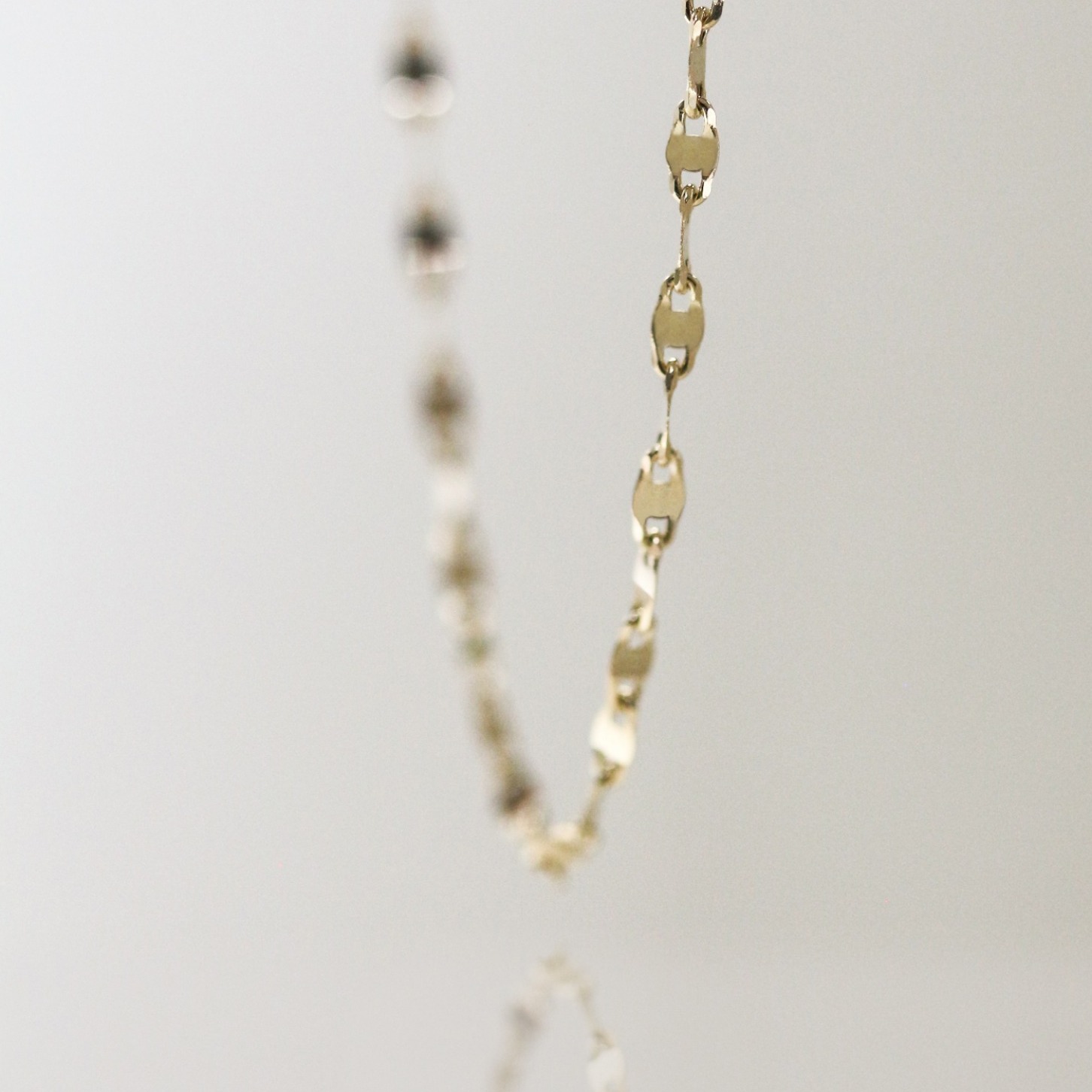 ゴールド マリーナ チェーン ネックレス 70cm | K10YG